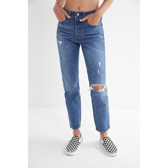 Levi's Denim - Levi’s 501 S distressed relaxed jeans